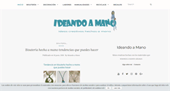 Desktop Screenshot of ideandoamano.com